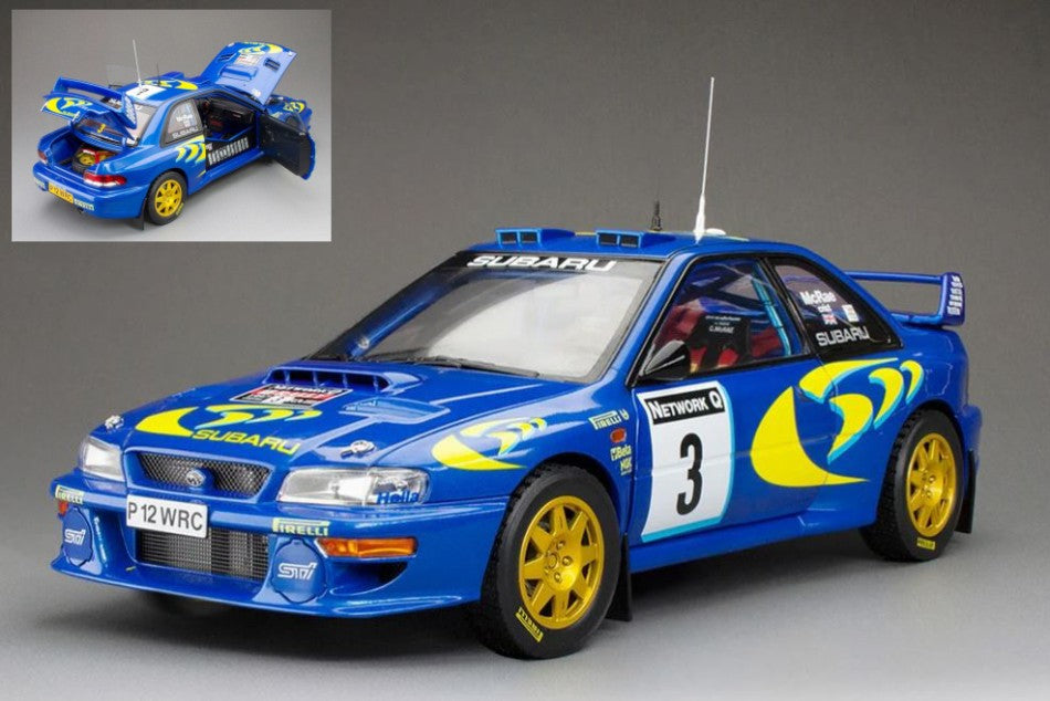 SUBARU IMPREZA S5 WRC N.3 WINNER RAC RALLY 1997 C.MCRAE-H.GRIST 1:18 - SunStar - SS5781