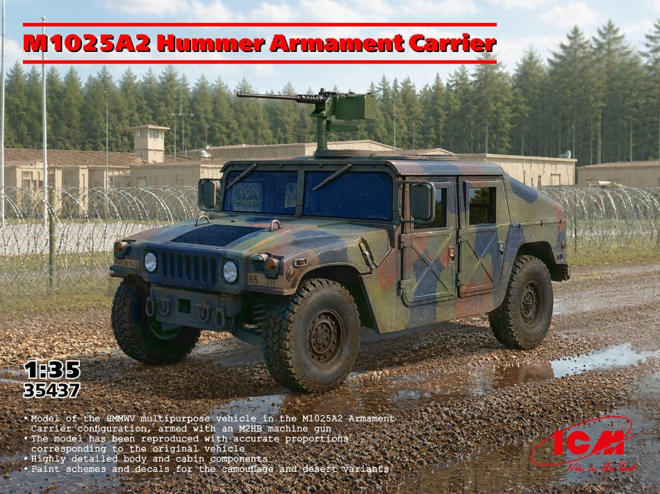 M1025A2 HUMMER ARMAMENT CARRIER KIT 1:35 - ICM - ICM35437