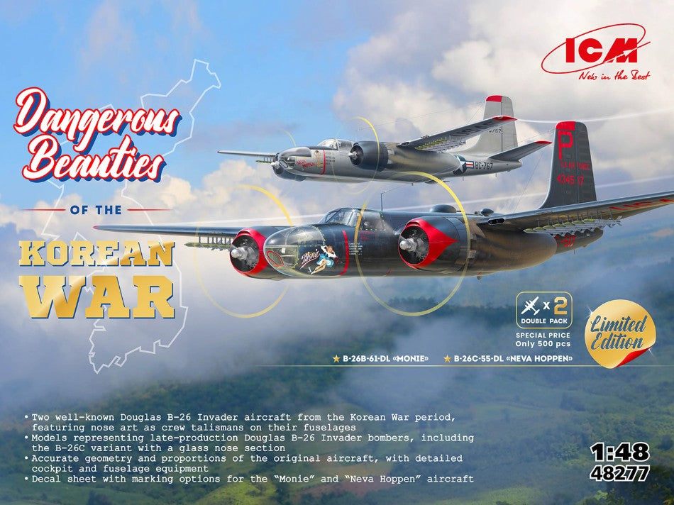 DANGEROUS BEAUTIES OF THE KOREAN WAR KIT 1:48 - ICM - ICM48277