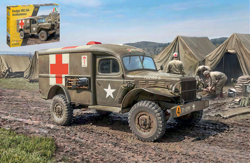 DODGE WC54 AMBULANCE KIT 1:35 - Italeri - IT90226