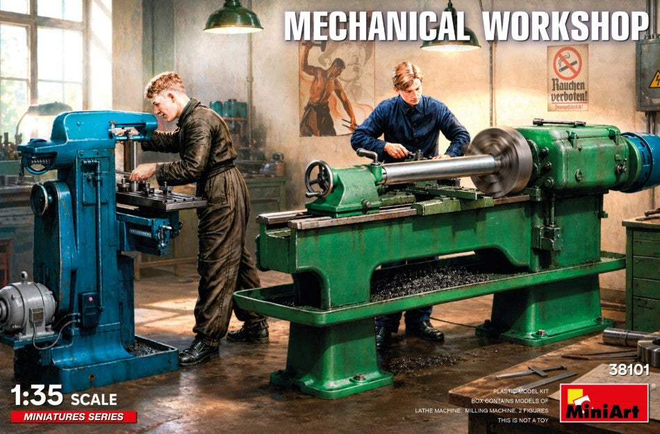 MECHANICAL WORKSHOP KIT 1:35 - Miniart - MIN38101