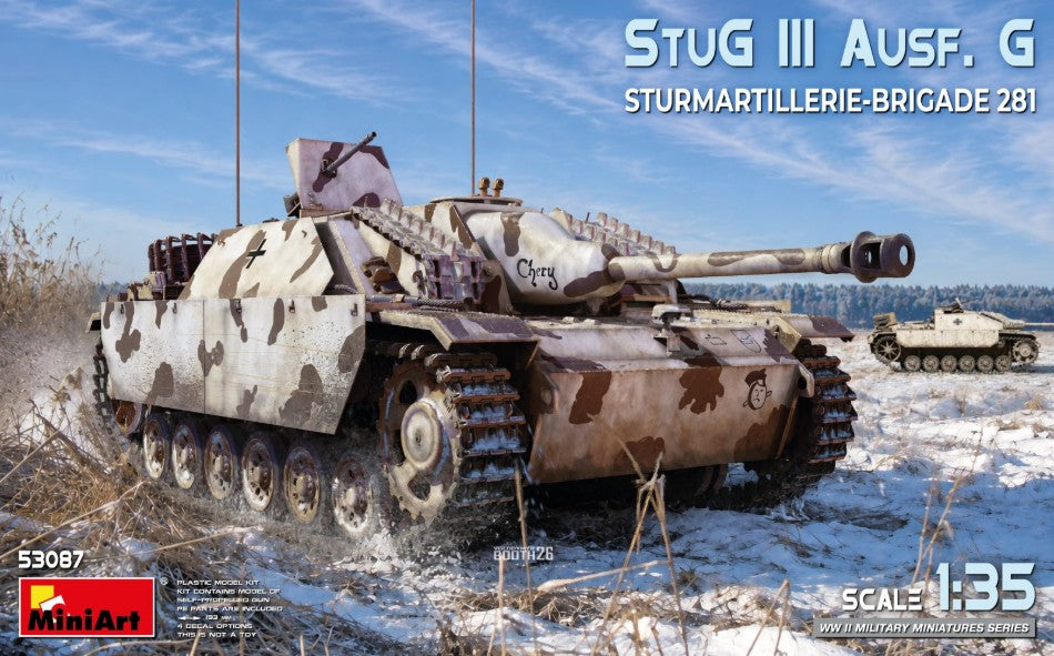 StuG.III Ausf.G STURMARTILLERIE-BRIGADE 281 KIT 1:35 - Miniart - MIN53087
