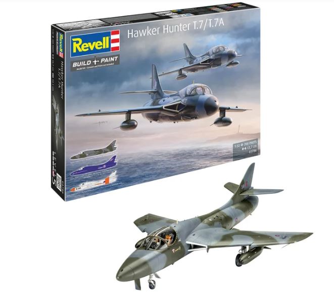 HAWKER HUNTER T.7/T.7A KIT 1:32 - Revell - RV03786