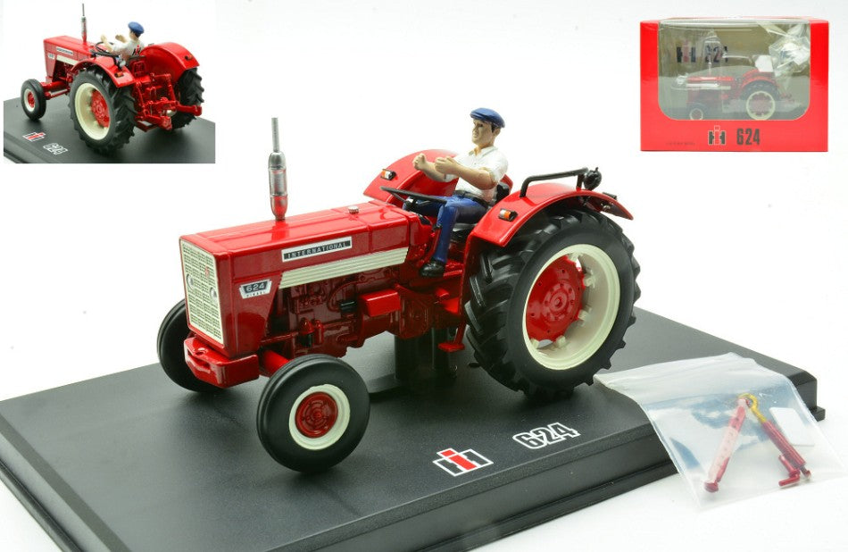 TRATTORE IH 624 W/DRIVER 1:32 - Replicagri - REPLI031