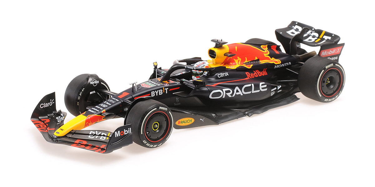 RED BULL RACING RB18 MAX VERSTAPPEN WINNER AUSTIN GP WORLD CHAMPION 2022 - 1/18 - Minichamps
