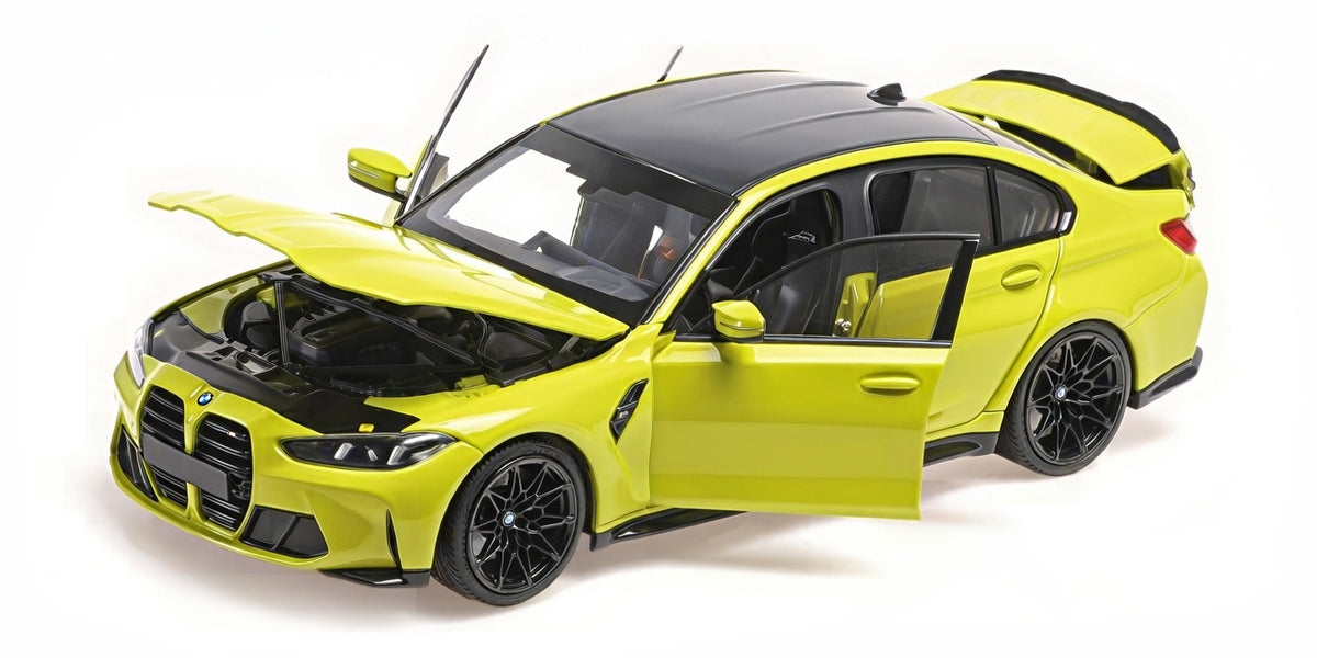 BMW M3 YELLOW 2024 - 1/18 - Minichamps