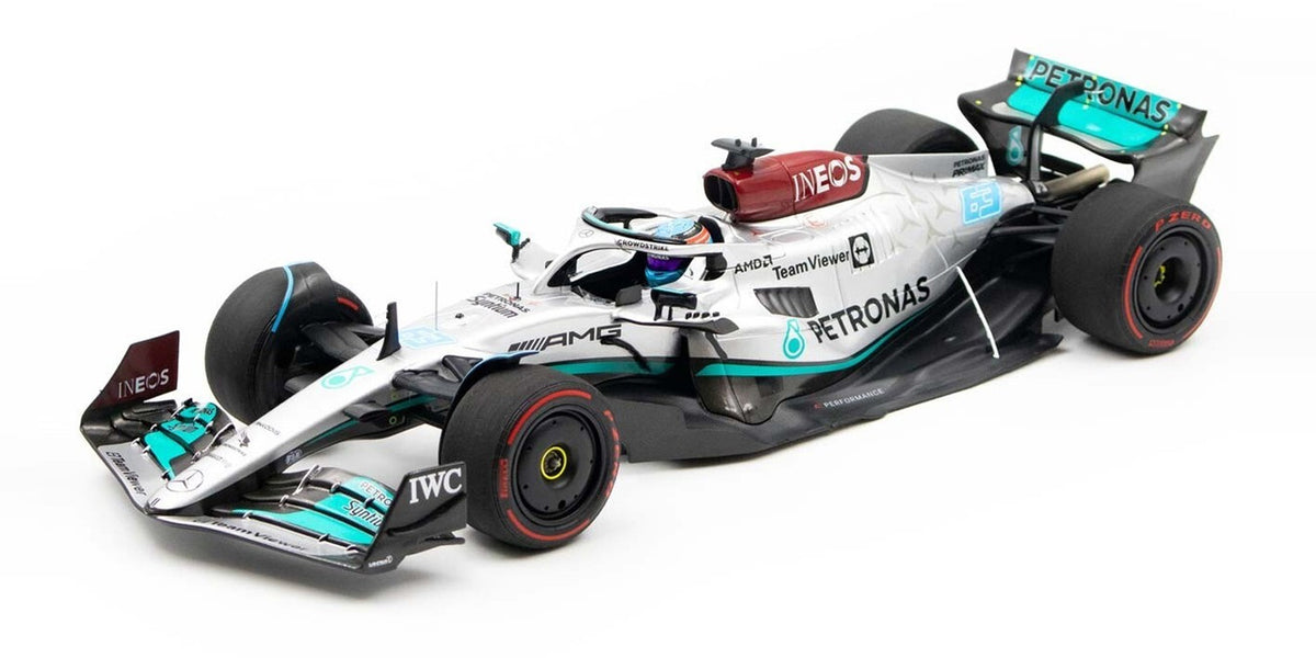 MERCEDES AMG W13 GEORGE RUSSELL 1ST WIN BRAZILIAN GP 2022 - 1/18 - Minichamps