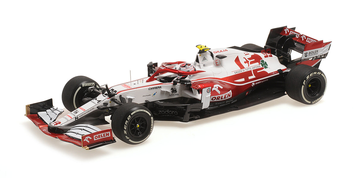 ALFA ROMEO C41 ANTONIO GIOVINAZZI FINAL RACE ABU DHABI GP 2021 - 1/18 - Minichamps
