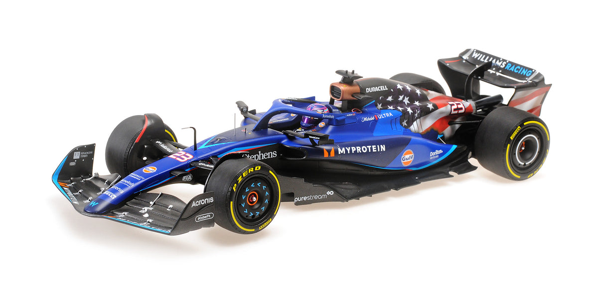 WILLIAMS RACING FW45 ALEX ALBON AUSTIN GP 2023 - 1/18 - Minichamps