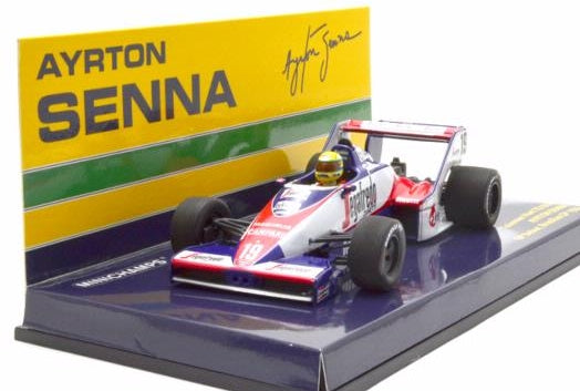 TOLEMAN HART TG183B AYRTON SENNA COLLECTION BRAZILIAN GP 1984 - 1/43 - Minichamps Senna Collection