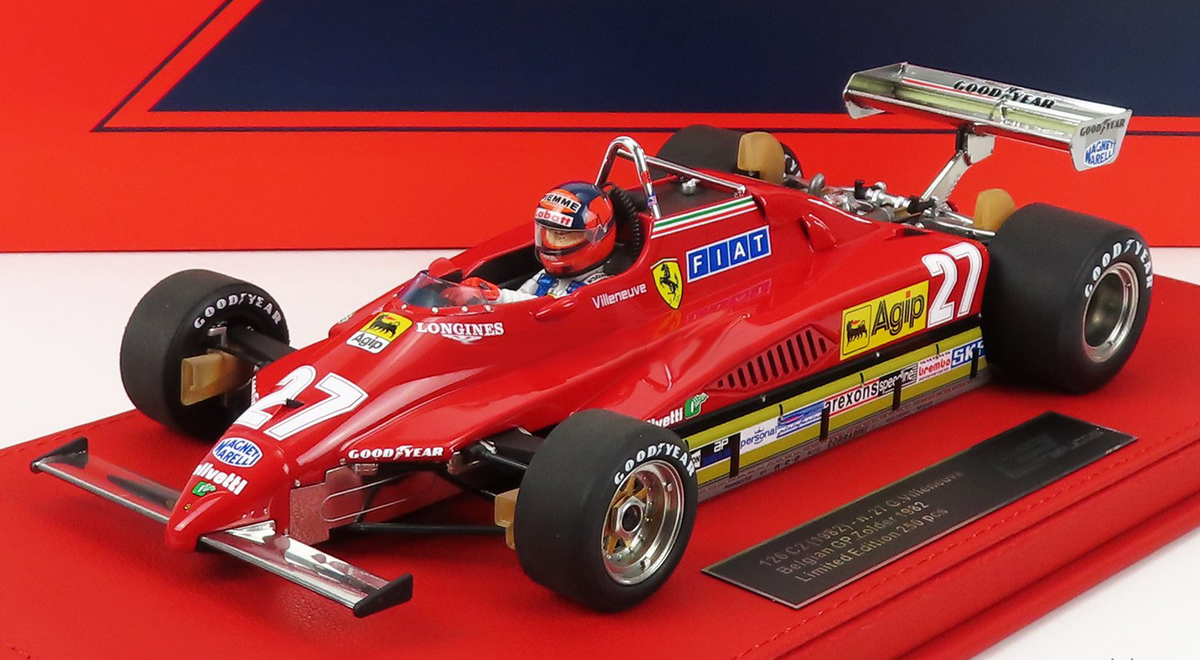 Ferrari 126 C2 1:18 - Gilles Villeneuve Zolder GP 1982 GVC - GP Replic