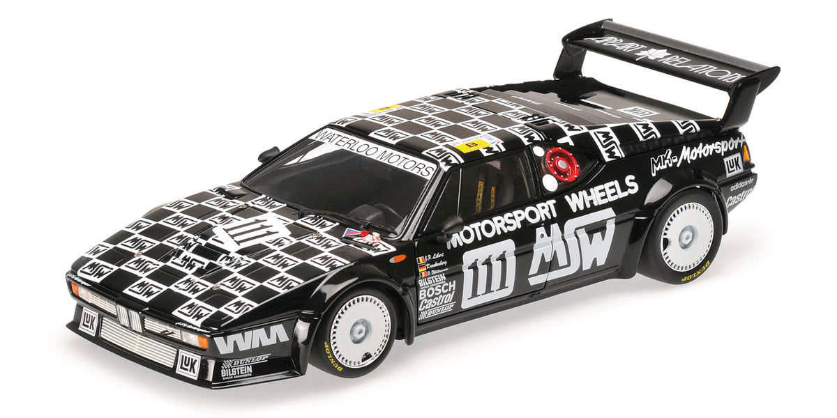 BMW M1 MK MOTORSPORT WITMEUR KRANKENBERG LIBERT 24H LE MANS 1986 - 1/18 - Minichamps