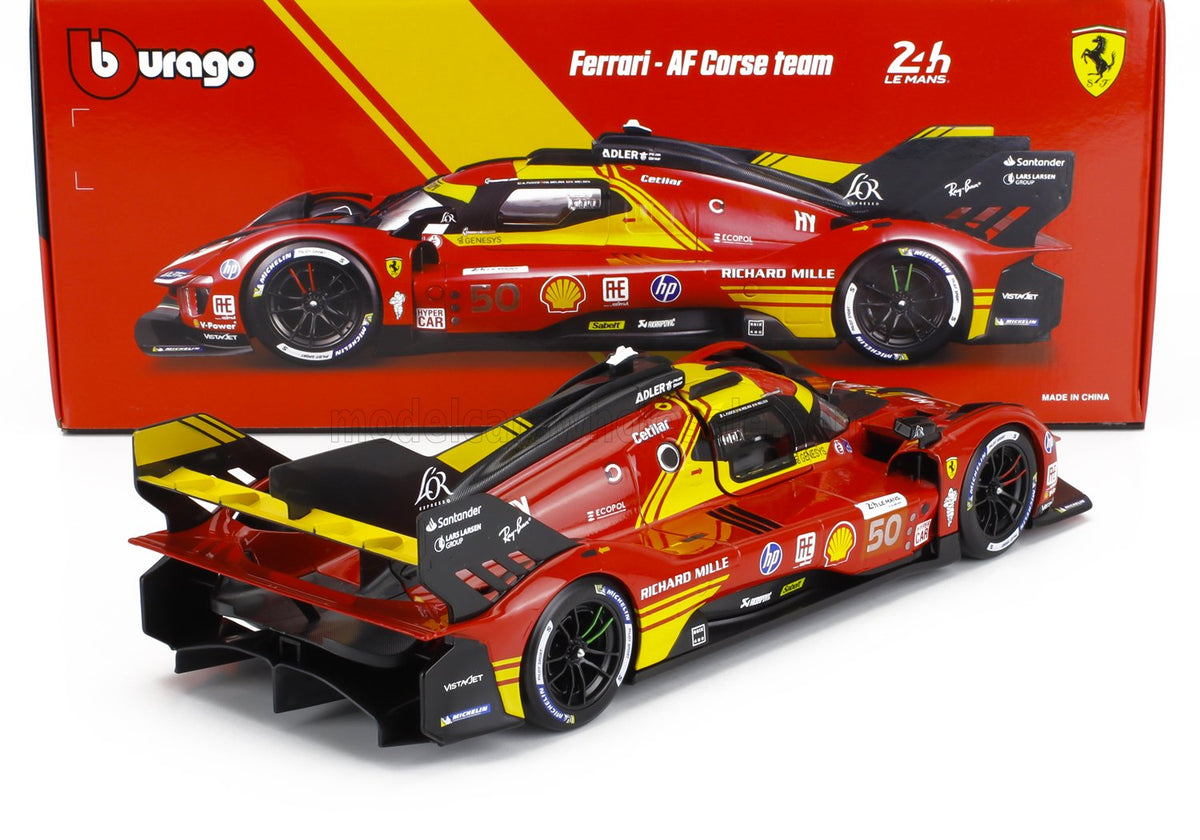 Ferrari 499P Hypercar N*50 2024 1:18 - Winner Le Mans - BBurago