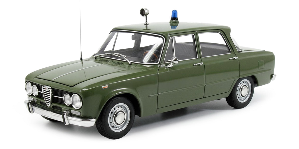 ALFA ROMEO GIULIA SUPER 1600cc CARABINIERI 1970 VERDE - 1/18 - Minichamps