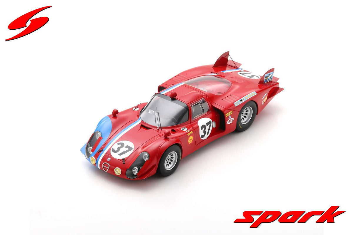 Alfa Romeo 33/2 #40 24h Le top Mans 1968 Spark 1 18