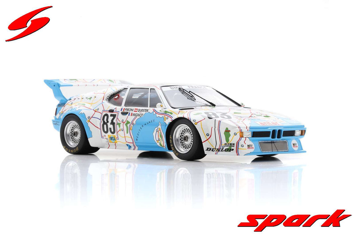 BMW M1 n°83 (1980) 1:18 - 24H Le Mans - D. Pironi - D. Quester - M. Mi