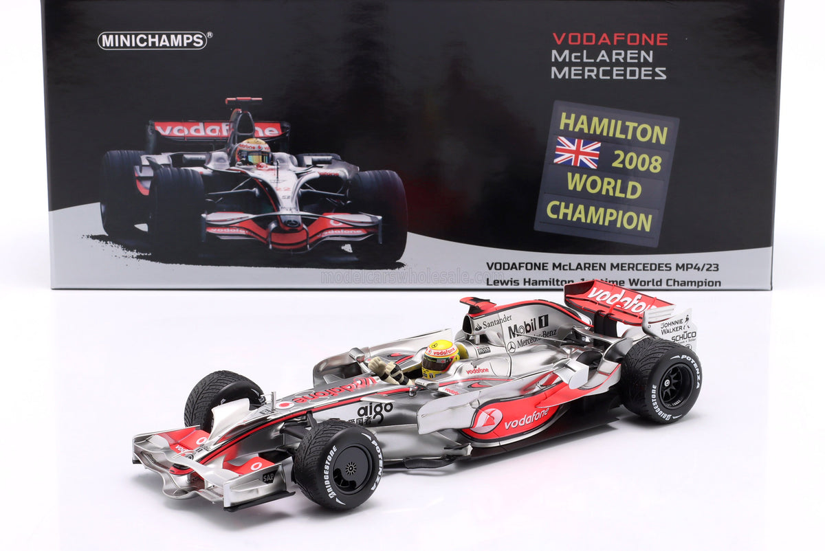 1/18 MINICHAMPS McLaren Mercedes J.アレジ McLaren Mercedes - MP4/23 n.22 (2008) 1:18 - World Champion
