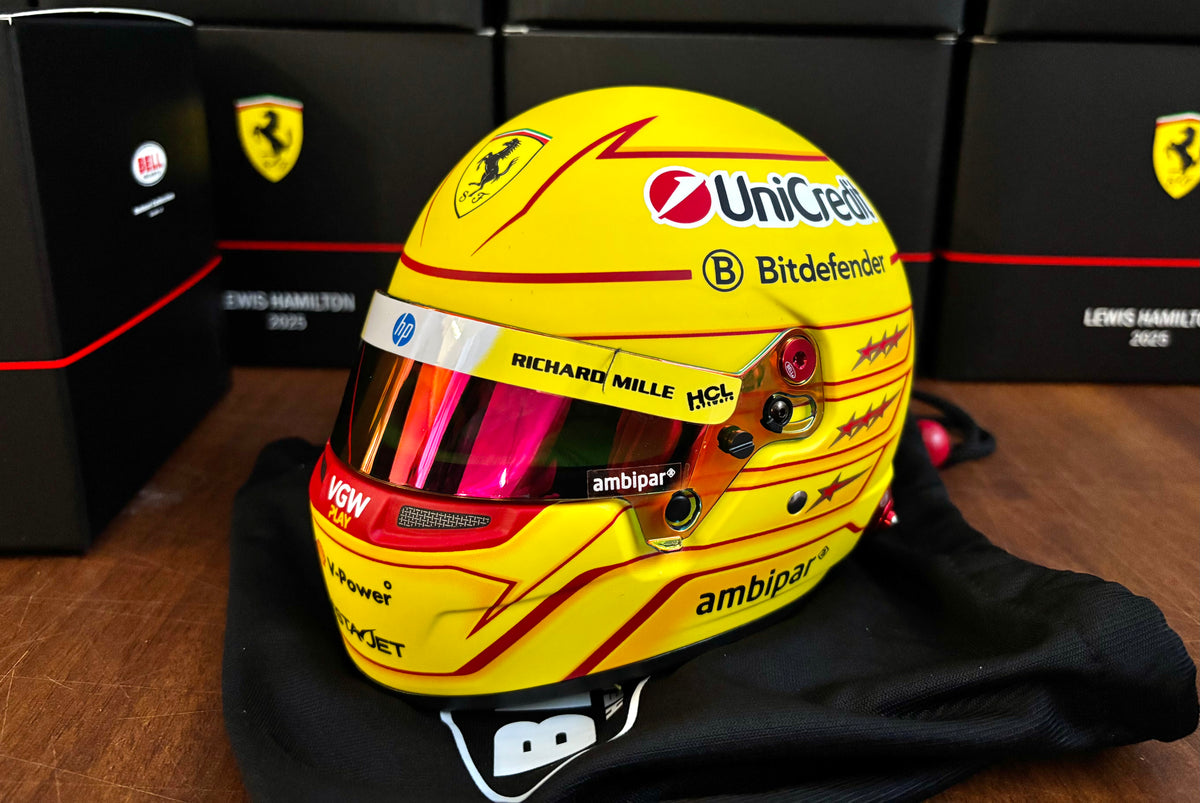 Lewis Hamilton 2025 Helmet Ferrari - 1:2 - Bell