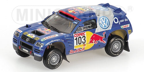 VOLKSWAGEN RACE TOUAREG SABY WINNERS RALLY POR LAS PAMPAS 2005 - 1/43 - Minichamps