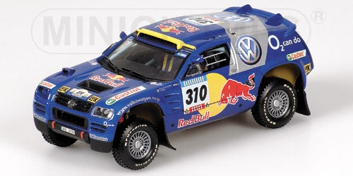 VOLKSWAGEN RACE TOUAREG PONS KLEINSCHMIDT RALLY DAKAR 2005 - 1/43 - Minichamps