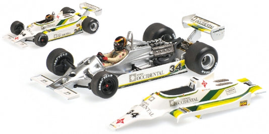 WILLIAMS FORD FW07 EMILIO DE VILLOTA SPANISH GP 1980 - 1/43 - Minichamps