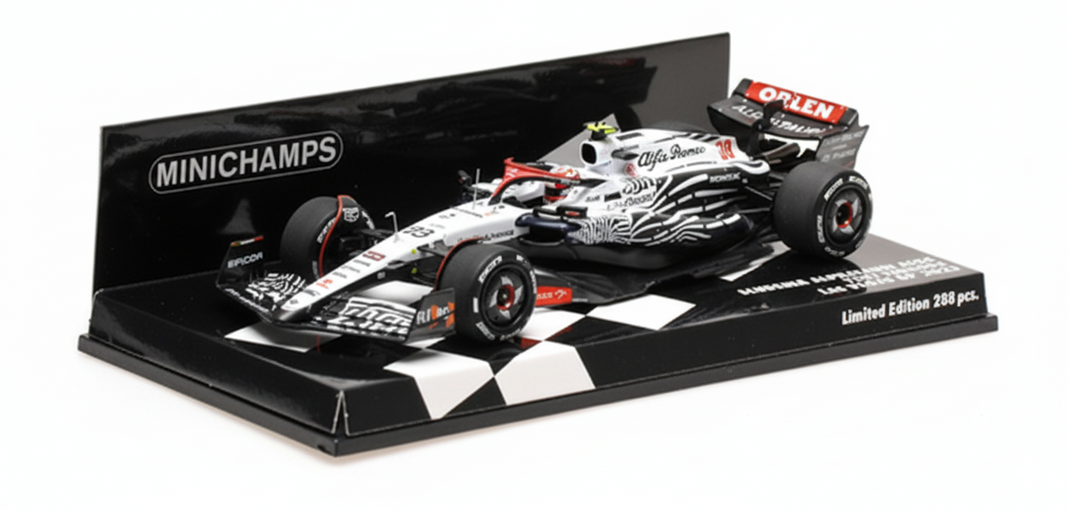 AlphaTauri - F1 AT04 n°22 (2023) 1:43 - Las Vegas GP - Yuki Tsunoda - Minichamps