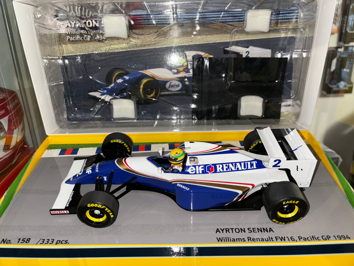 Williams FW16 n.2 (1994) 1:18 - Ayrton Senna - Pacific GP 1994 - Minic