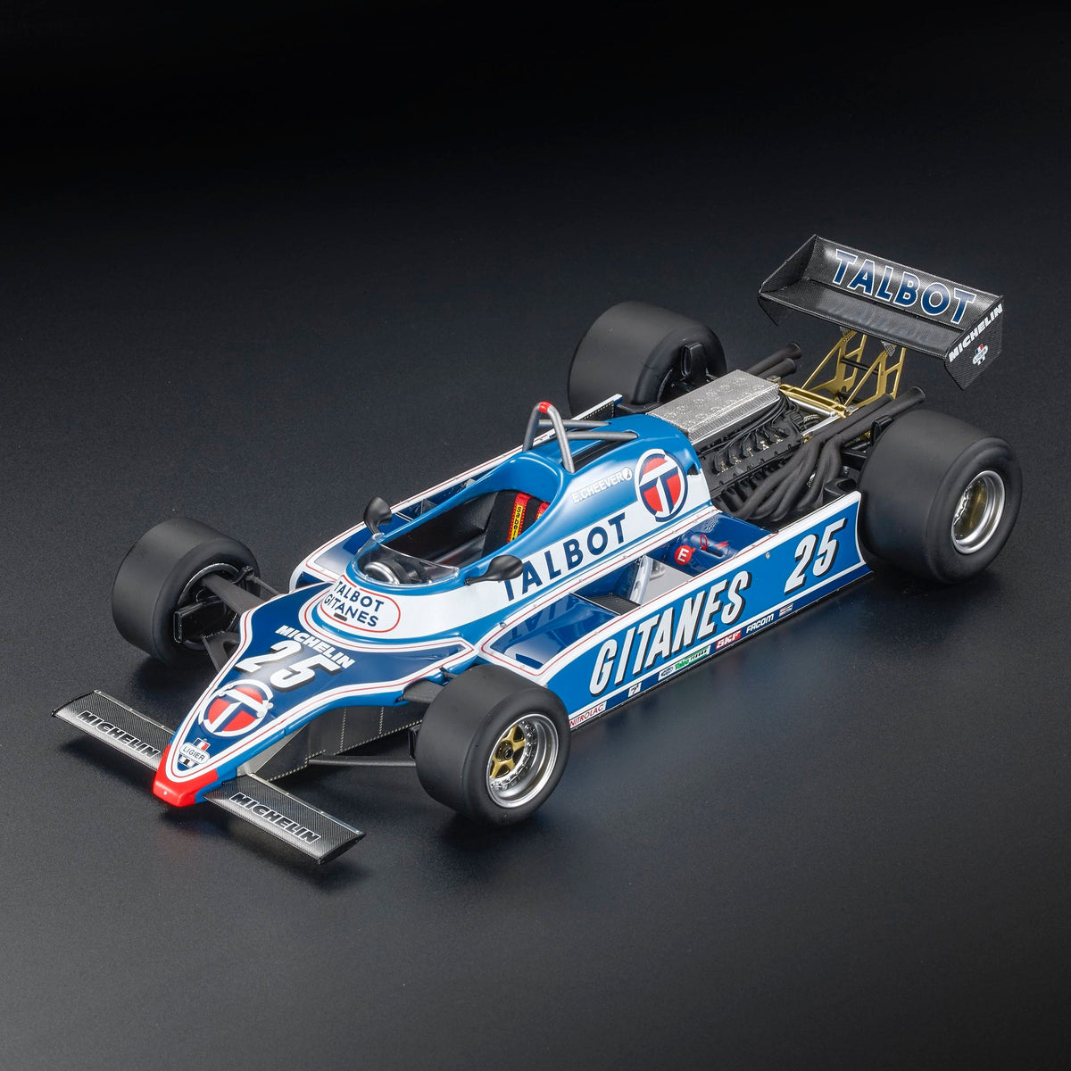 Ligier - JS 17B n°25 (1982) 1:18 - Eddie Cheever - 2nd US GP