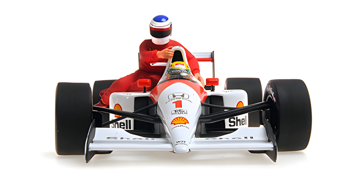 McLaren - Honda MP4/6 n.1 (1991) 1:18 – Ayrton Senna – With Jean