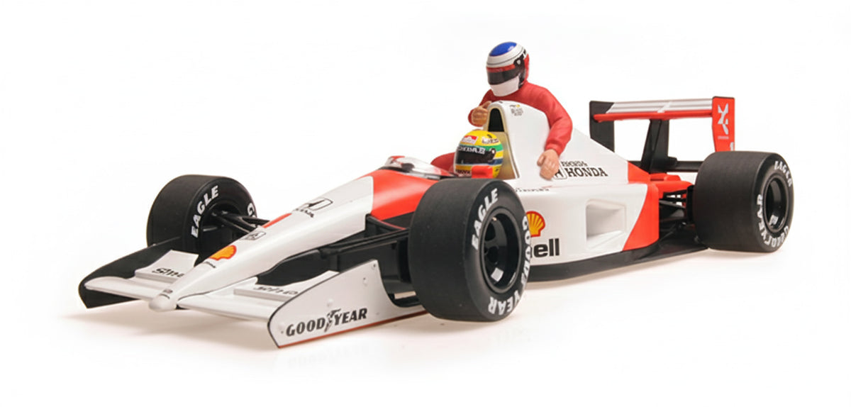McLaren - Honda MP4/6 n.1 (1991) 1:18 – Ayrton Senna – With Jean
