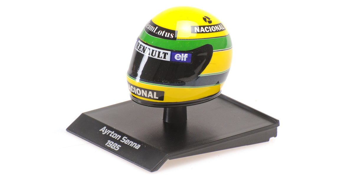 Ayrton Senna - Helmet 1985 - 1:10 - 540388512 - Minichamps