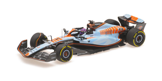 WILLIAMS FW45 GULF ALEX ALBON SINGAPORE GP 2023 - 1/43 - Minichamps