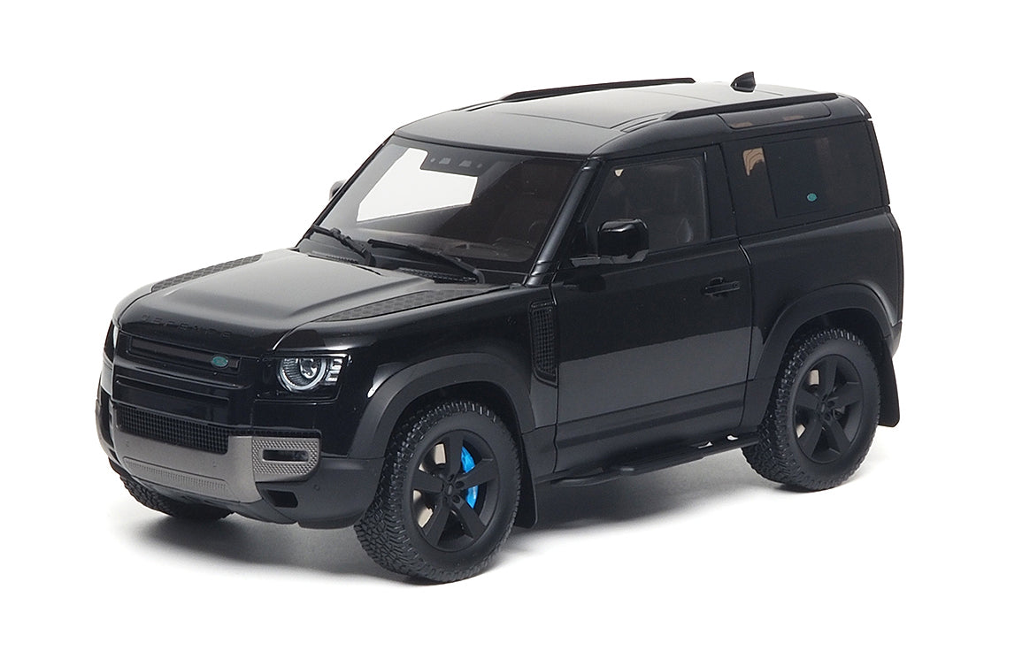 LAND ROVER DEFENDER 90 SANTORINI BLACK 2020 - 1/18 - Almost Real