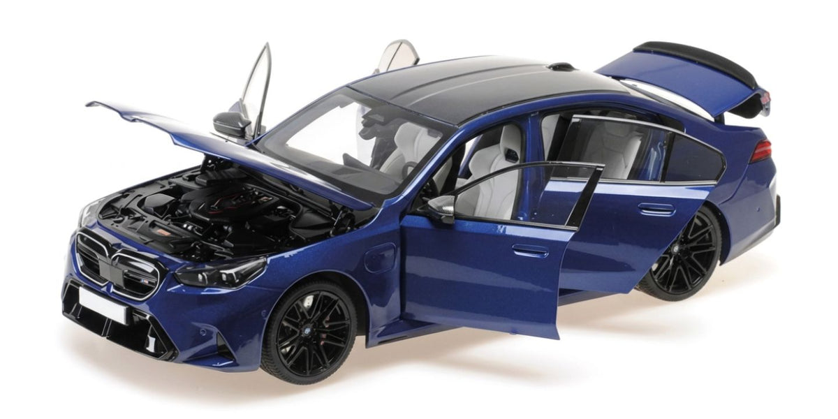 BMW M5 BLUE METALLIC 2024 - 1/18 - Minichamps
