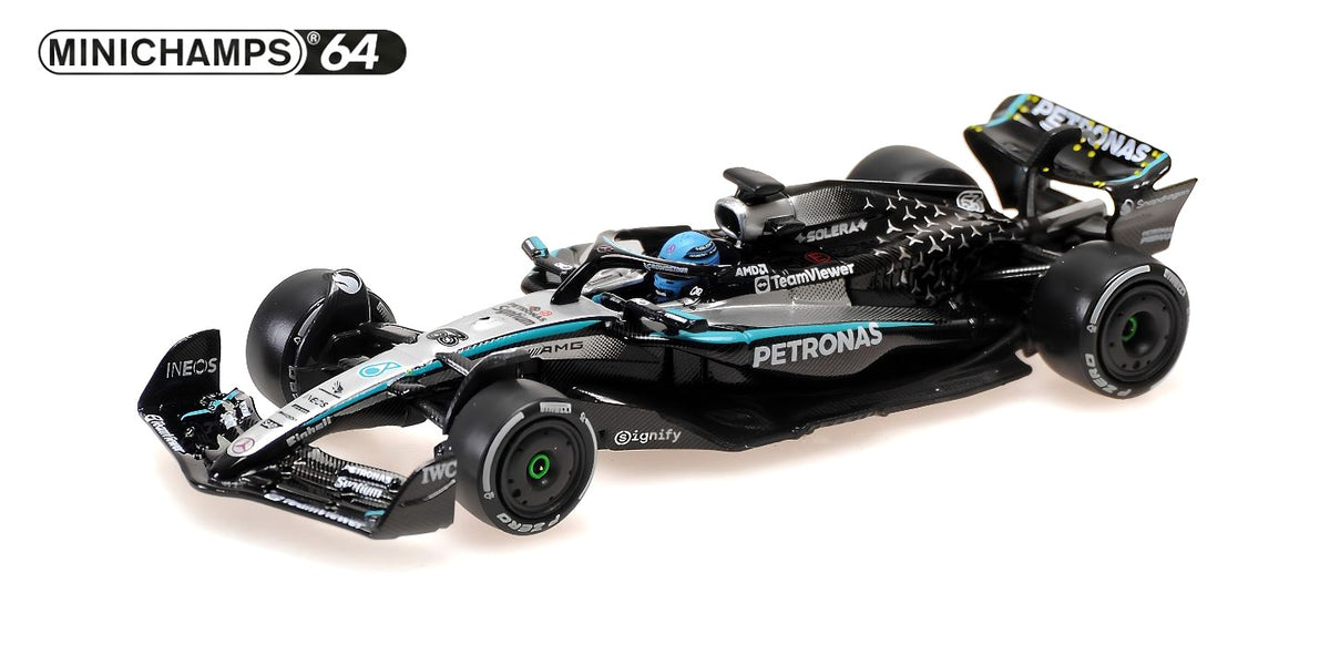 MERCEDES AMG W16 GEORGE RUSSELL WINNER CANADA GP 2025 - 1/64 - Minichamps