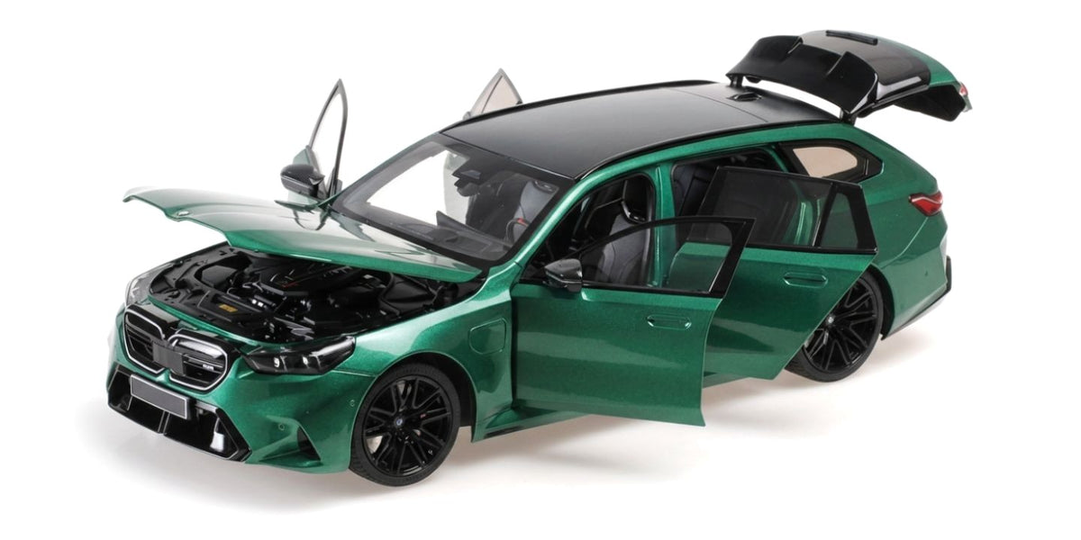 BMW M5 TOURING GREEN METALLIC 2024 - 1/18 - Minichamps