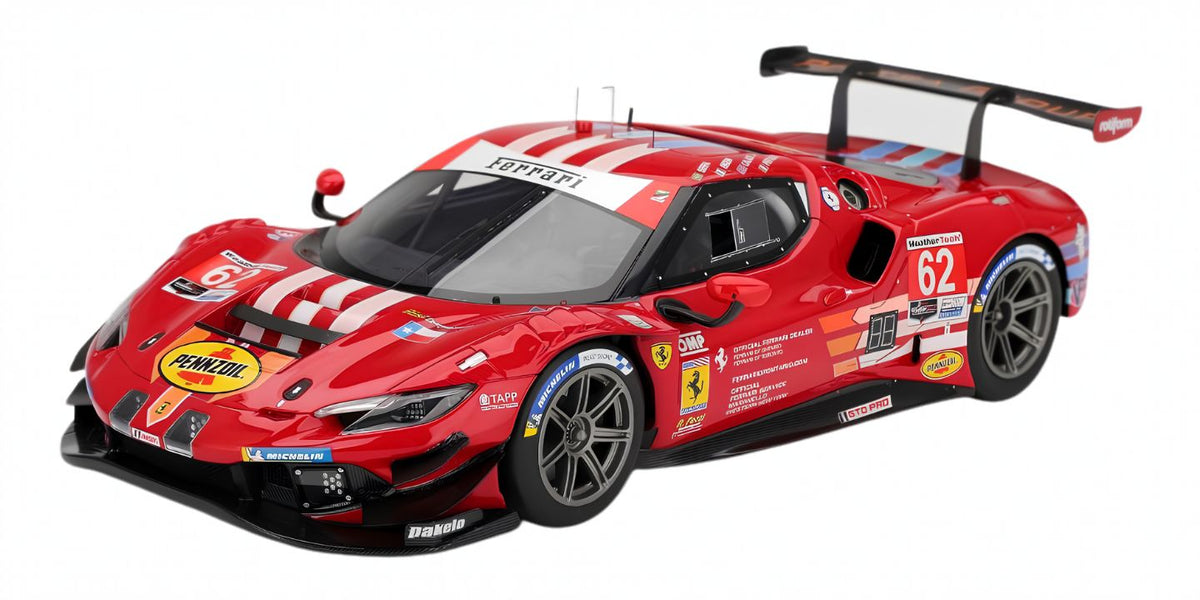 FERRARI 296 GT3 #62 RISI COMPETIZIONE IMSA 24H DAYTONA 2024 - 1/18 - BBR MODELS