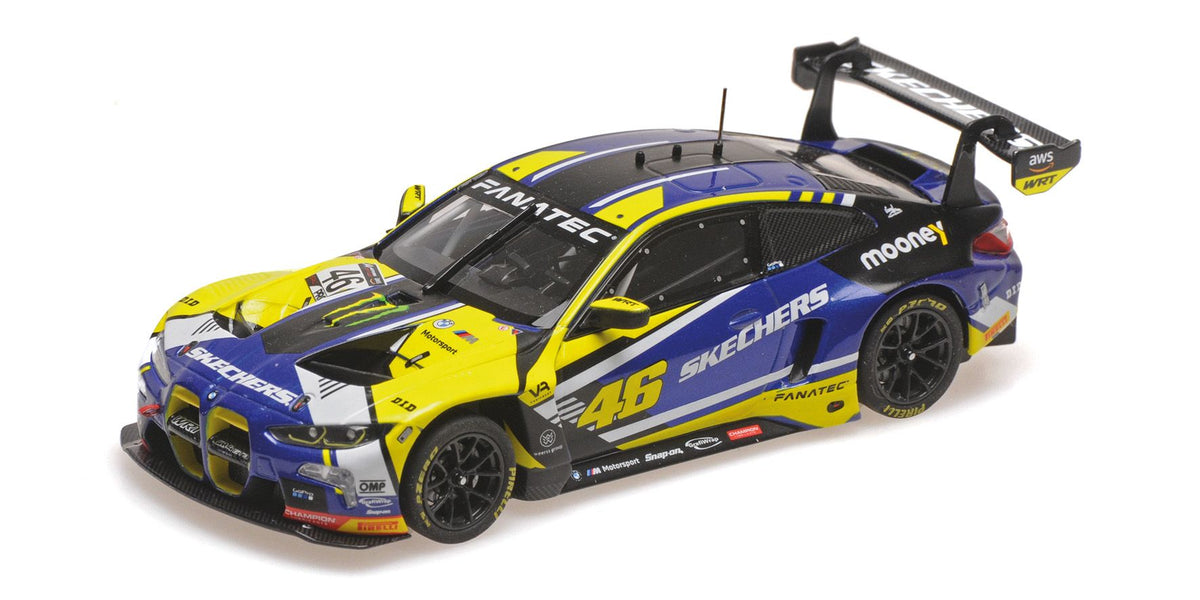 BMW M4 GT3 TEAM WRT VALENTINO ROSSI TEST CAR 2023 - 1/43 - Minichamps