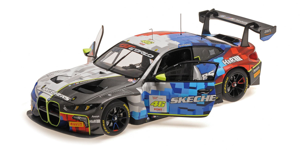 BMW M4 GT3 EVO TEAM WRT VALENTINO ROSSI RAFFAELE MARCIELLO WINNER RACE1 GTWC MISANO 2025 - 1/18 - Minichamps
