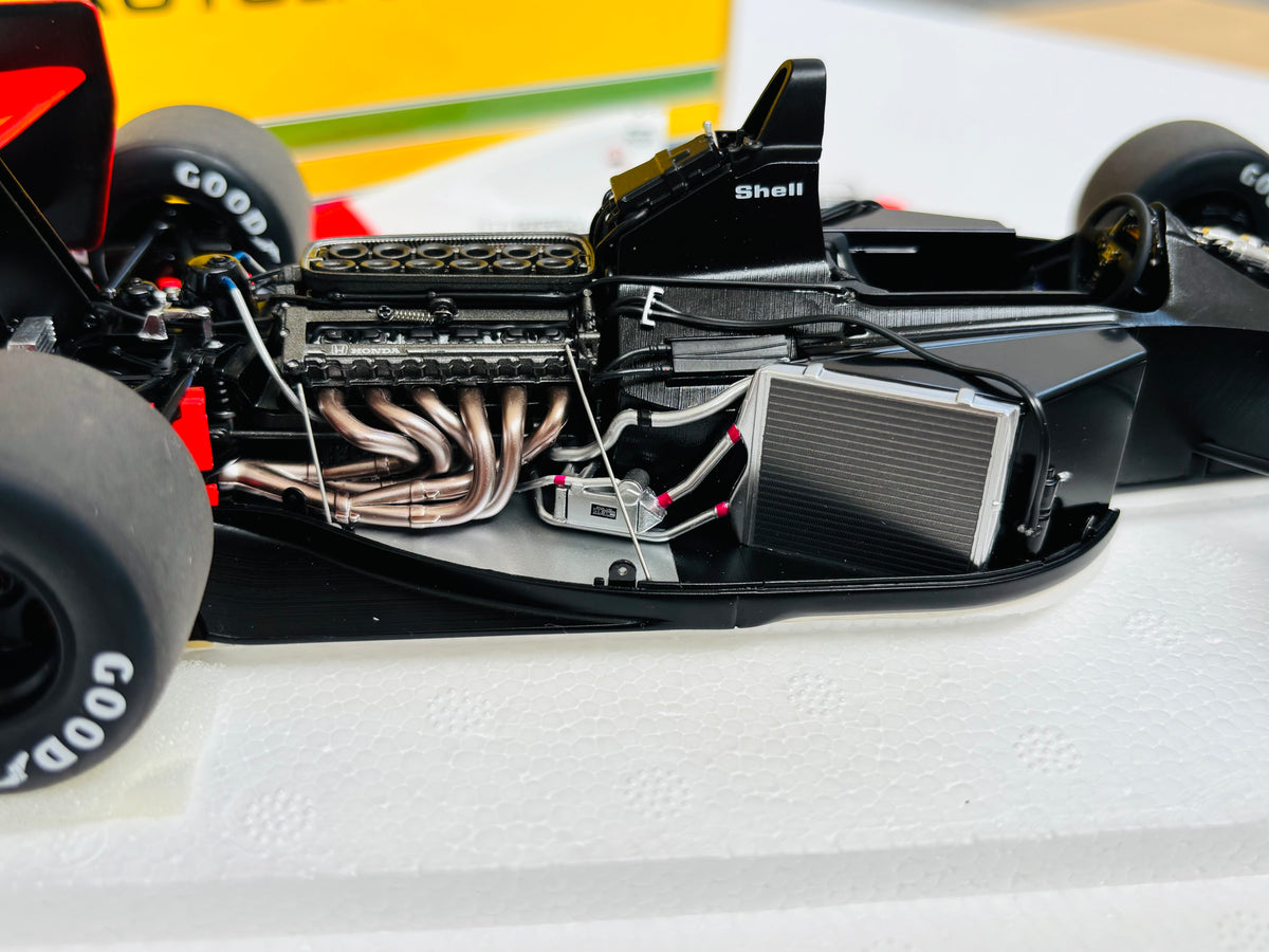 Mclaren MP4/6 with Decals - Ayrton Senna - World Champion 2nd