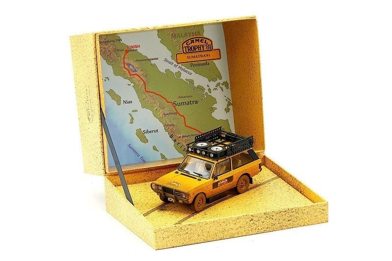RANGE ROVER CAMEL TROPHY SUMATRA 1981 DIRTY VERSION - 1/43 - Almost Real