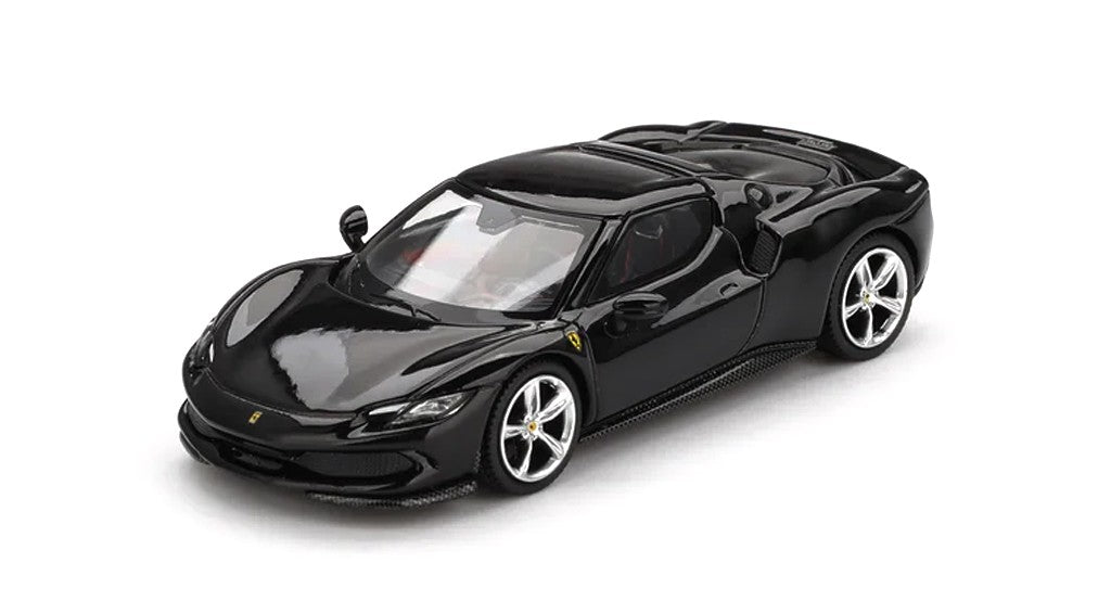 FERRARI 296 GTB NERO DAYTONA 2024 - 1/64 - BBR MODELS