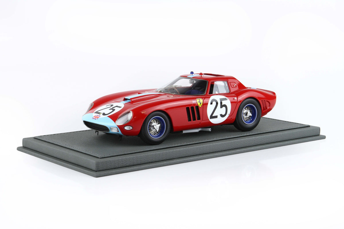 FERRARI 250 GTO 24 H LE MANS 1964 S/N 4399 GT CAR N. 25 IRELAND - MAGGS-RUOTE IN COLORE BLU 1:18 - BBR Models - BBR1846D