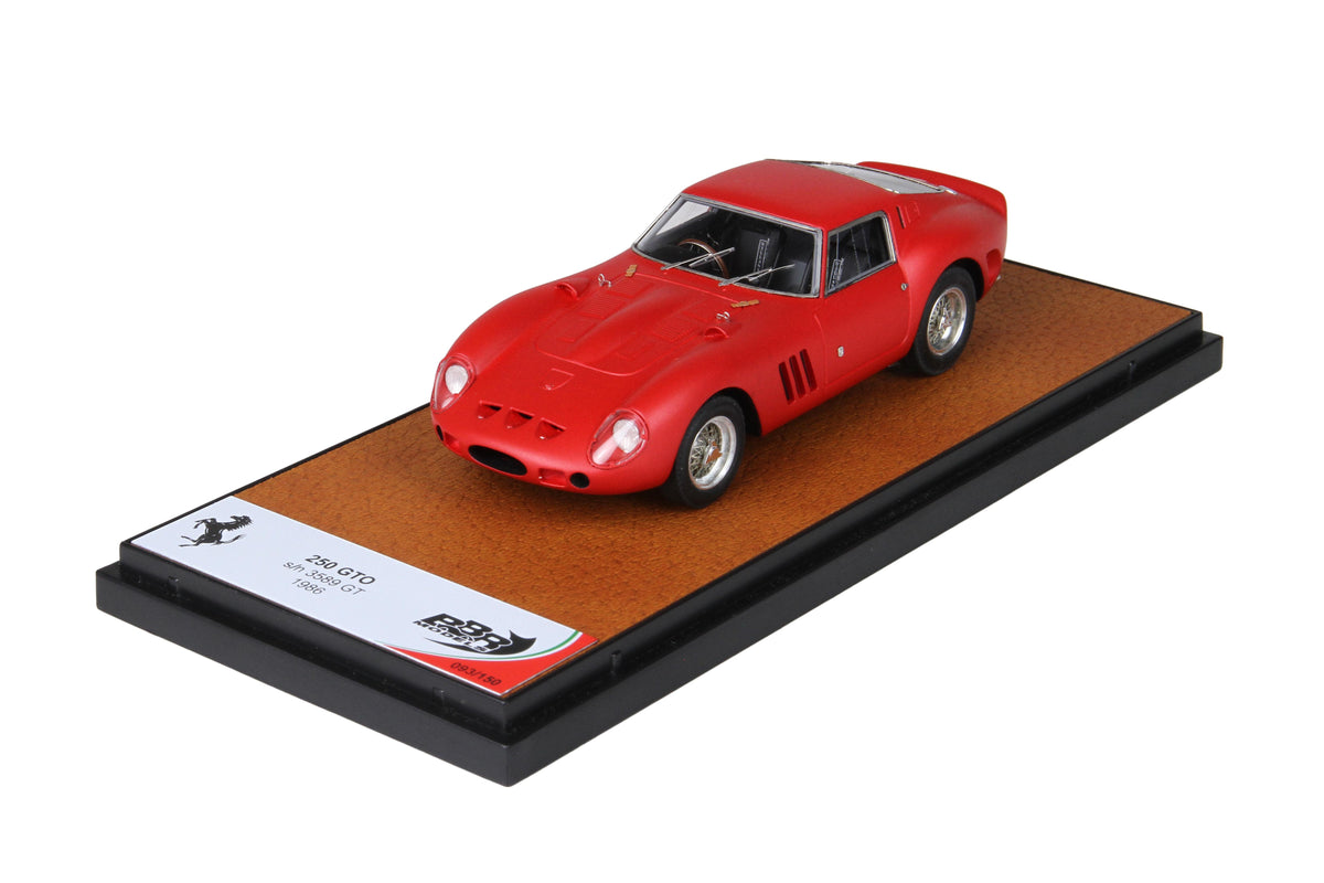 FERRARI 250 GTO SN 3589GT CAMPO ERBA 1986 ROSSO OPACO 1:43 - BBR Models - BBR264B