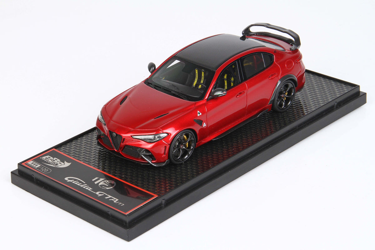 ALFA ROMEO GIULIA GTAM ROSSO GTA - CINTURE GIALLE 1:43 - BBR Models - BBRC247-21