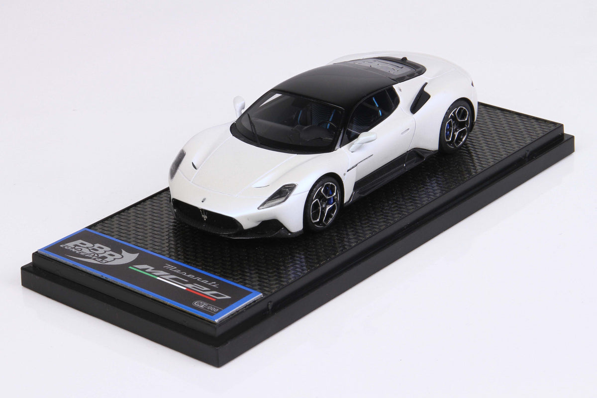MASERATI MC20 2020 BIANCO AUDACE 1:43 - BBR Models - BBRC251A