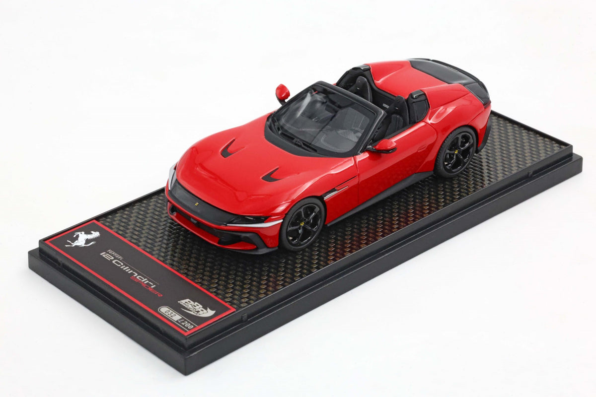 FERRARI 12CILINDRI SPIDER ROSSO CORSA 1:43 - BBR Models - BBRC300A