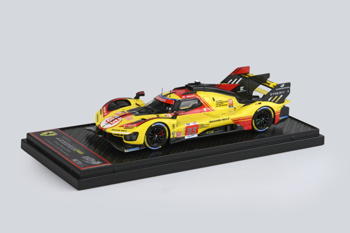FERRARI 499P CAR N. 83 - LE MANS 2024 PILOTI KUBICA YE SHWARTZMAN 1:43 - BBR Models - BBRC304C