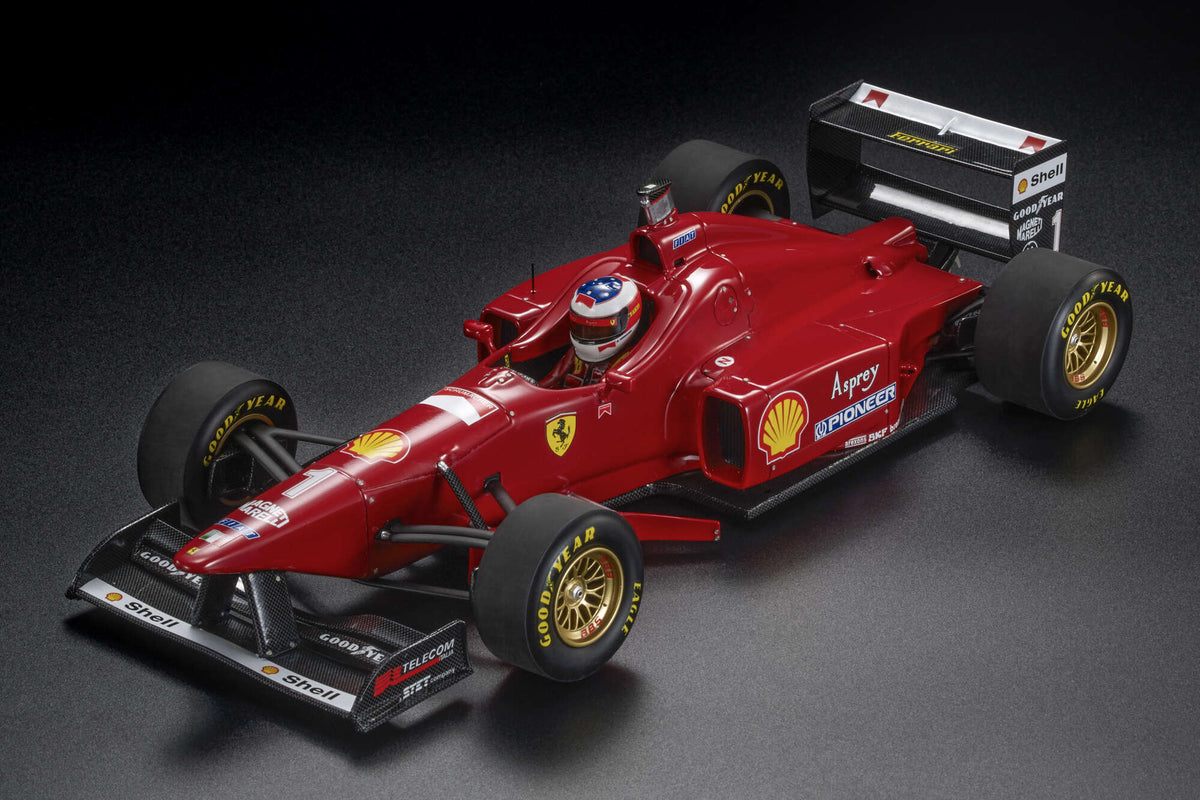 Ferrari F310/2 n°1 (1996) 1:12 - Michael Schumacher - Winner Italy GP, Monza - With Driver - GP1236AWD - GP Replicas