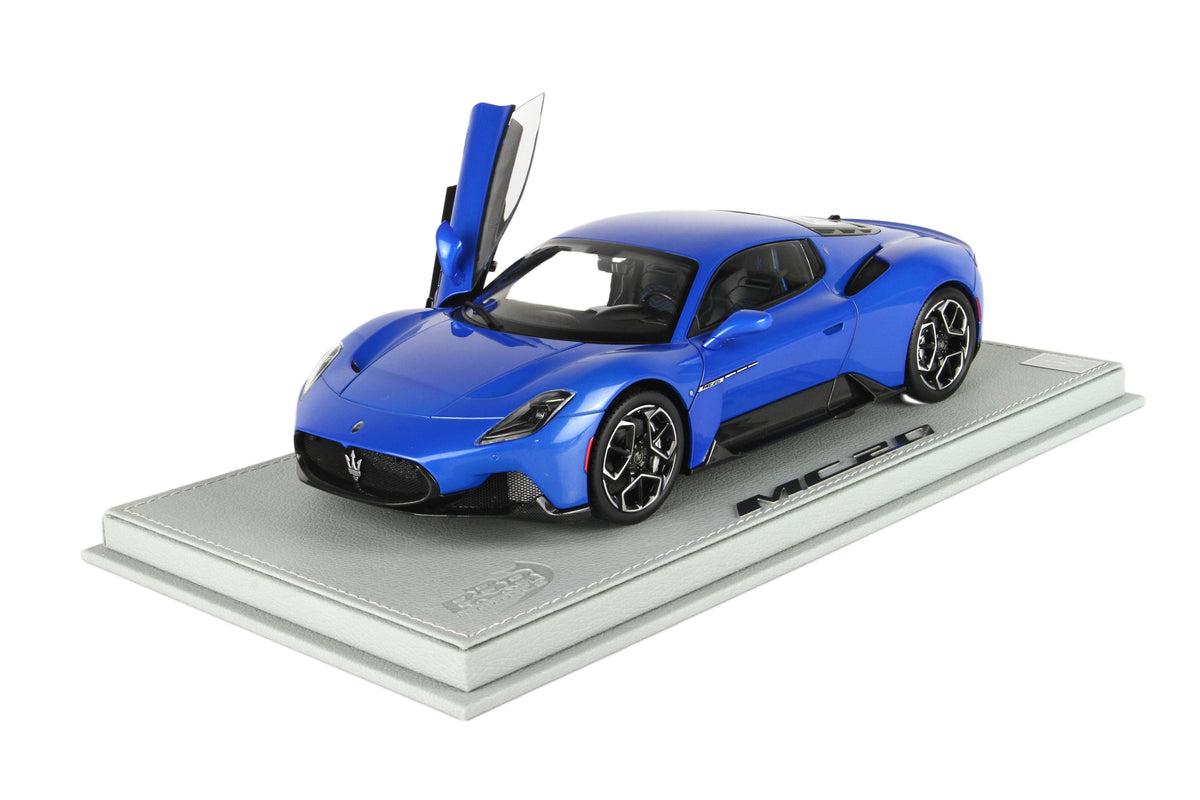 MASERATI MC20 DIECAST FULL OPEN BLU INFINITO - CONFEZIONE CON VETRINA INCLUSA NEL PREZZO. 1:18 - BBR Models - HE180051EDIE